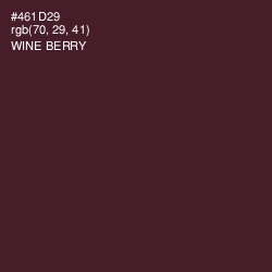 #461D29 - Wine Berry Color Image